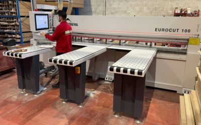 Tableros Huertas incorporates automatic cutting with a COMEVA automatic panel saw