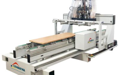 Fresadora de puertas C-600 4.0: automatización total y mecanizado ultrarrápido para fabricantes de puertas