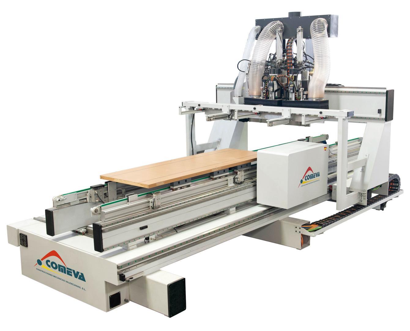Fresadora de puertas C-600 4.0: automatización total y mecanizado ultrarrápido para fabricantes de puertas