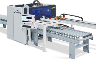 Rayadora de puertas CNC RP-CNC 2C: máxima productividad y precisión en el mecanizado automatizado