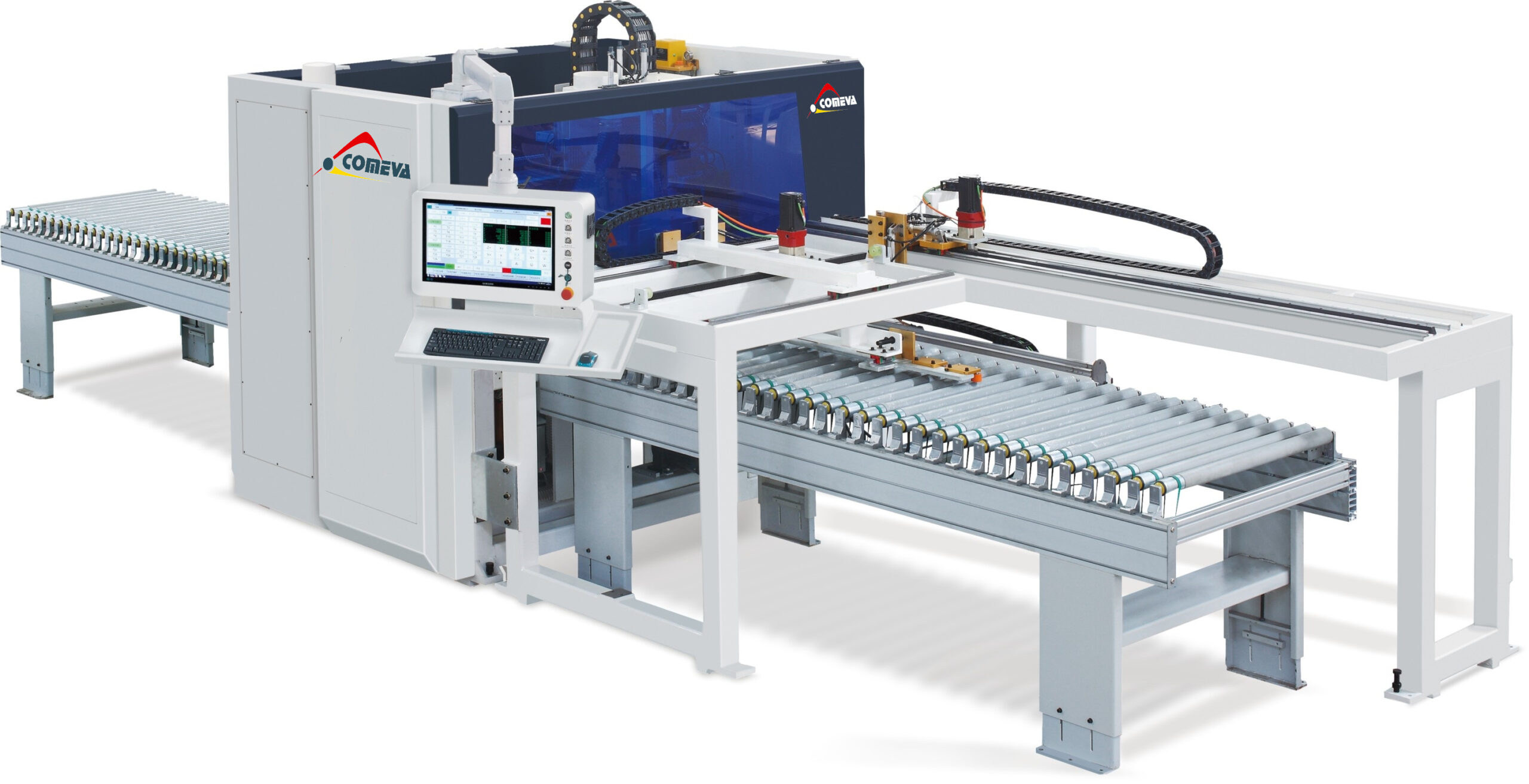 Rayadora de puertas CNC RP-CNC 2C: máxima productividad y precisión en el mecanizado automatizado