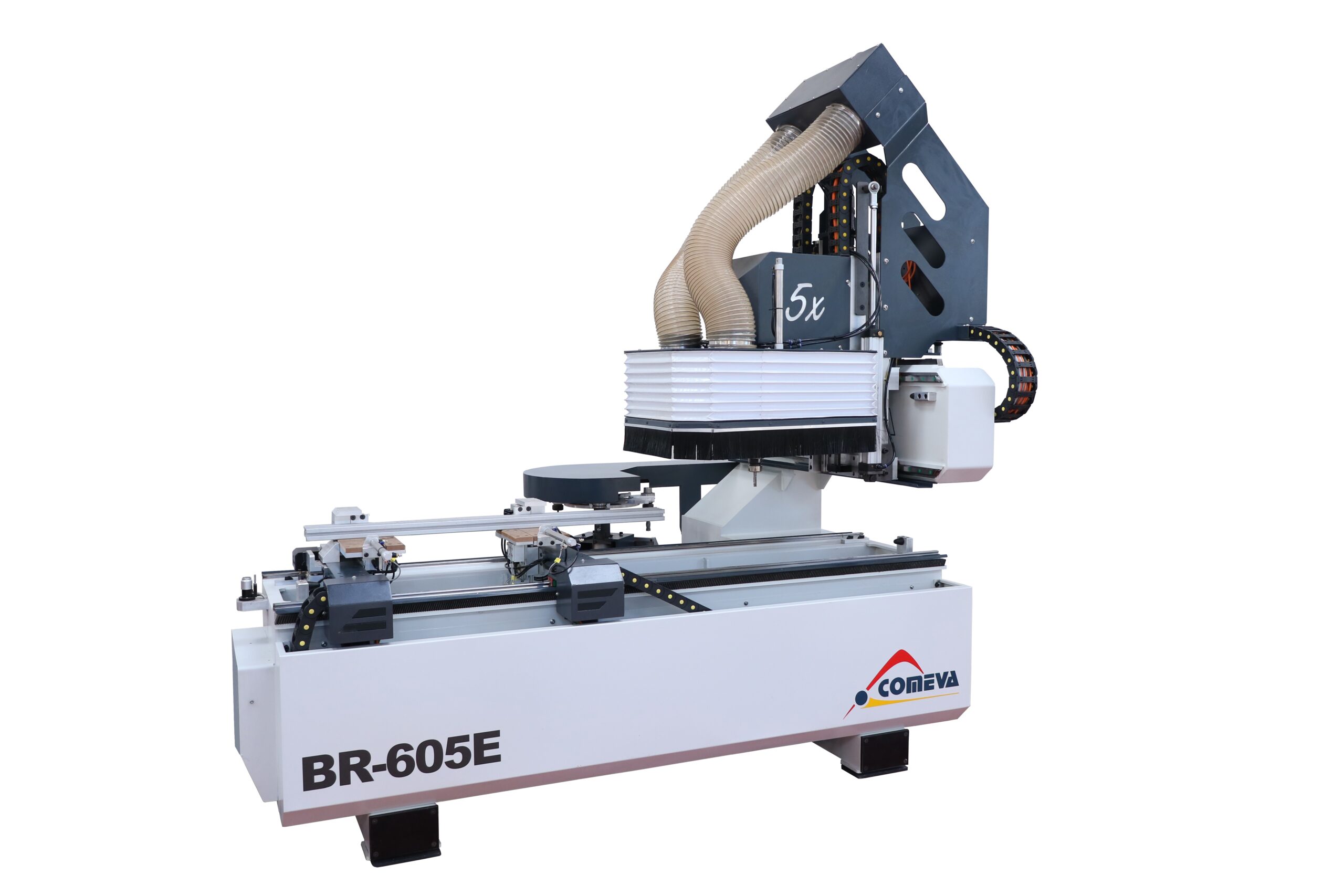 CNC FRAME BR-605E: automatización avanzada para el mecanizado de galces y cercos de puertas